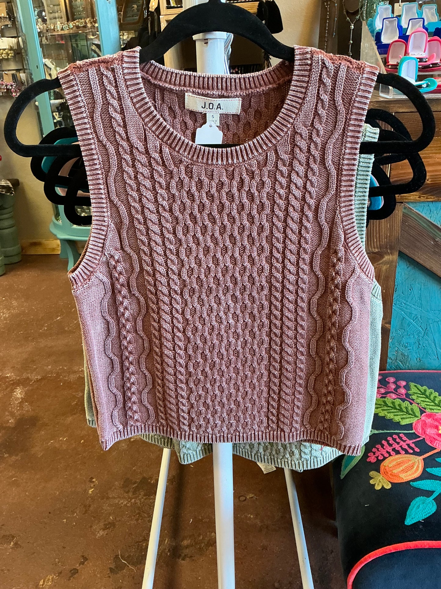 Ribbed Detail Top￼