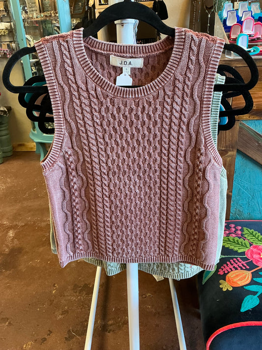 Ribbed Detail Top￼