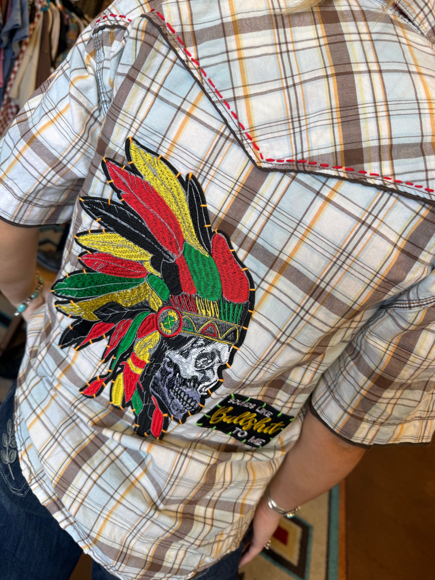 Vintage Patch Pearl Snap