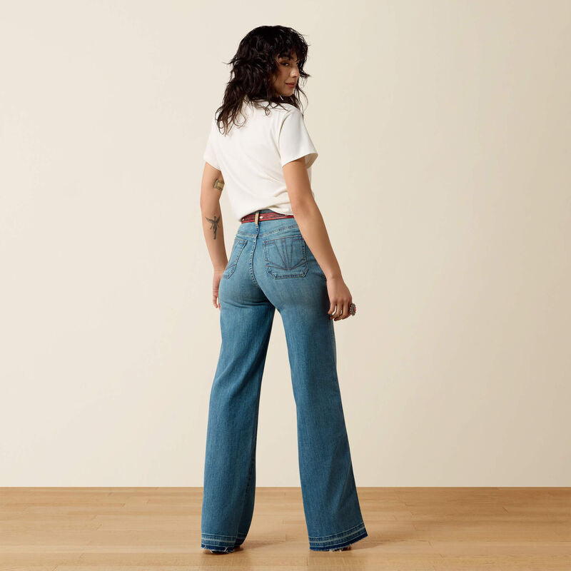 Ultra High Rise Mavis Wide Leg Jeans by Ariat