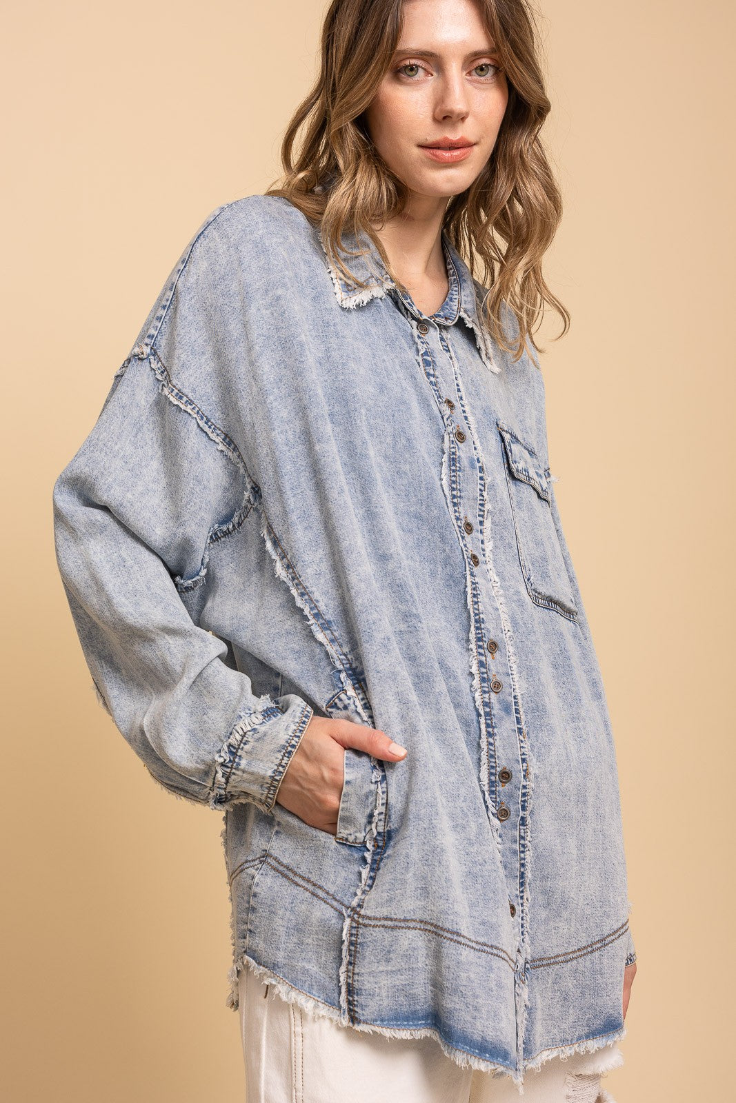 Denim Button Down