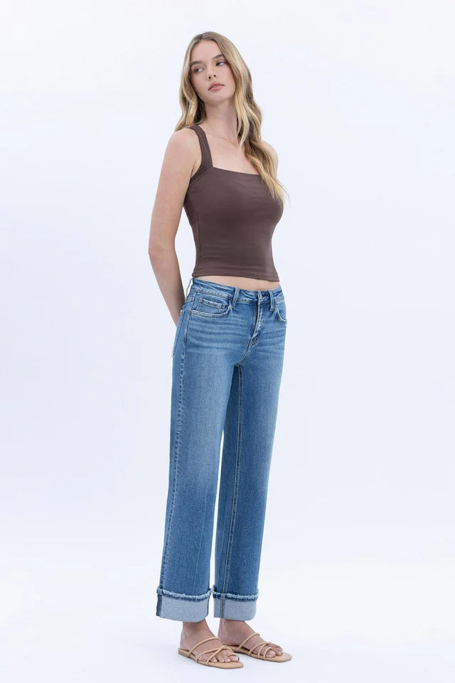 Vervet Delicate Gleam Mid Rise Jeans