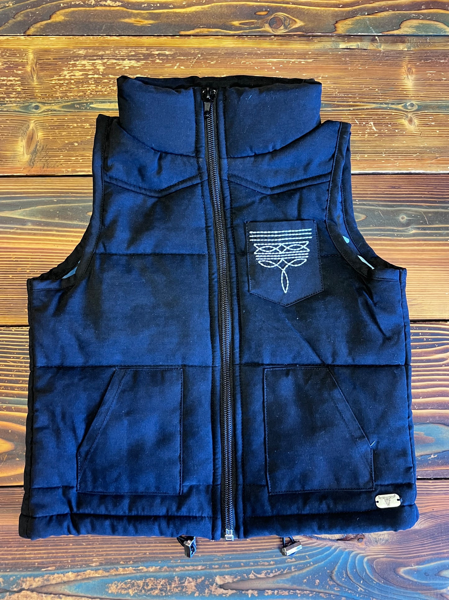Girls Boot Stitch Puffer Vest