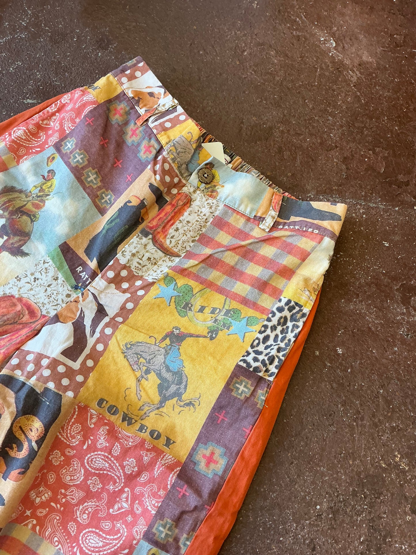 Cowboy collage trouser pack
