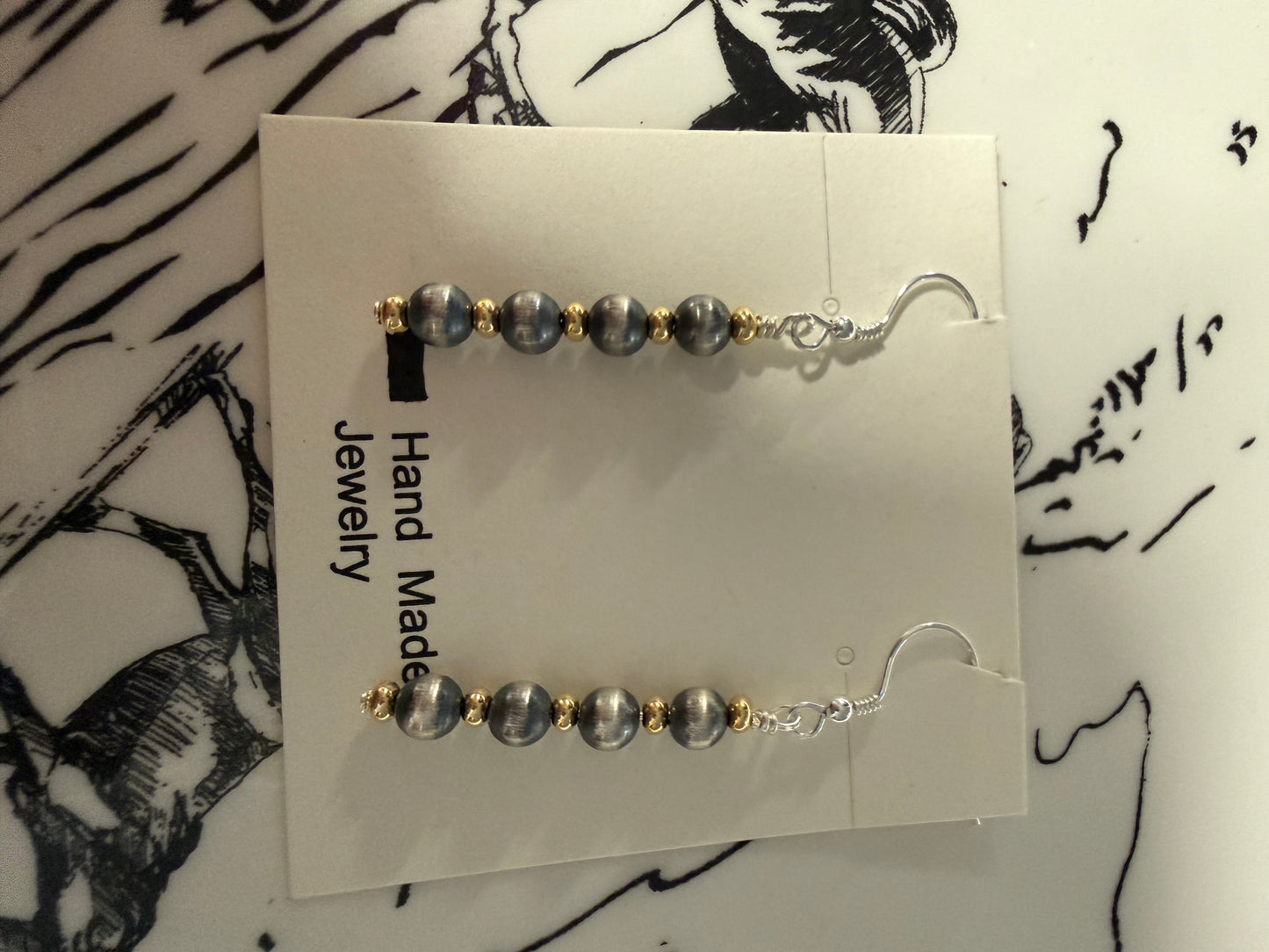 The Rustic Edge Earrings