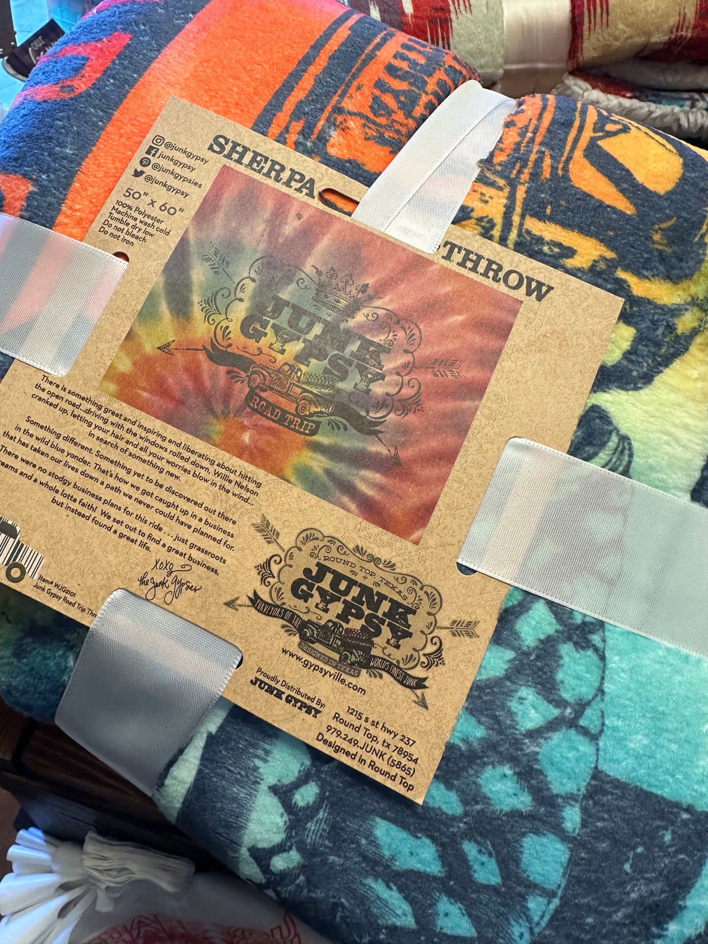 Junk Gypsy Sherpa Throw