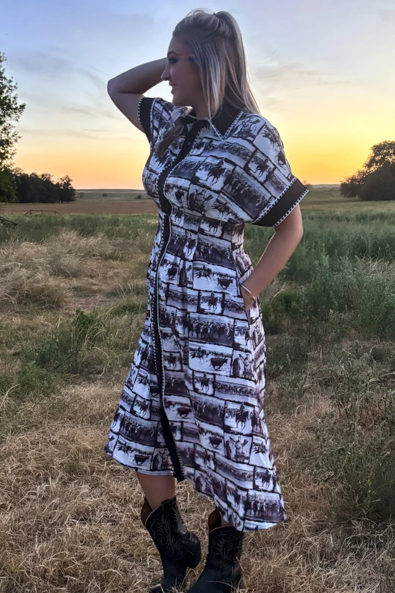RANCH SKETCH DRESS