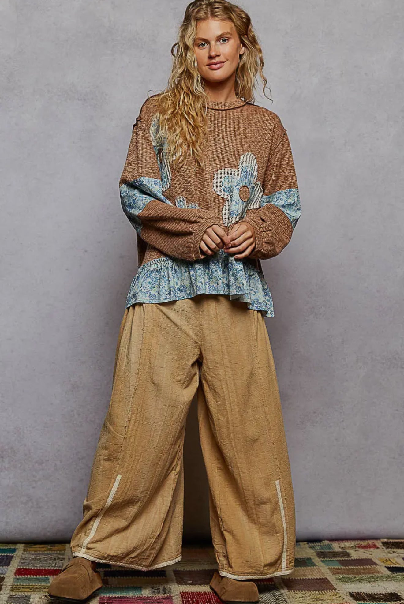 Rustic Brick Pullover