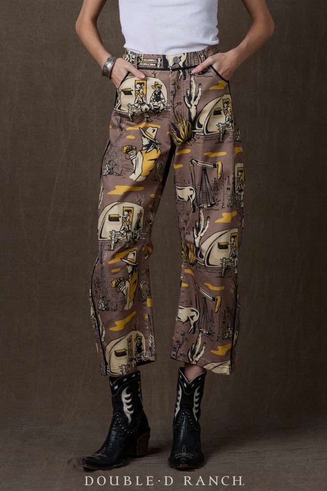 Oil Camp Barrel Pant by Double D