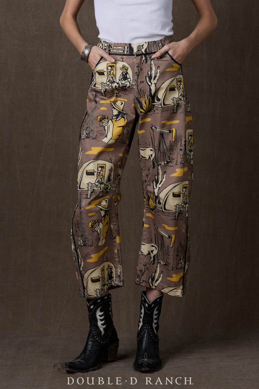 Oil Camp Barrel Pant by Double D