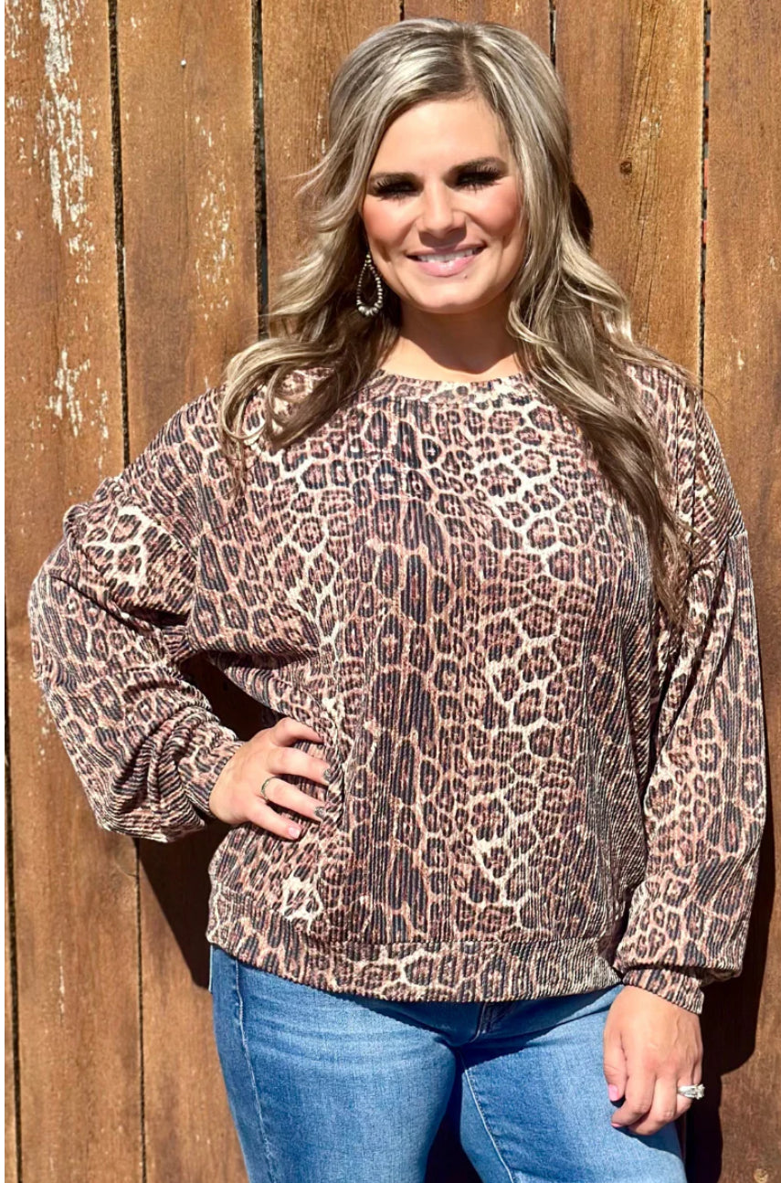 Hear Me Roar Sweater Top