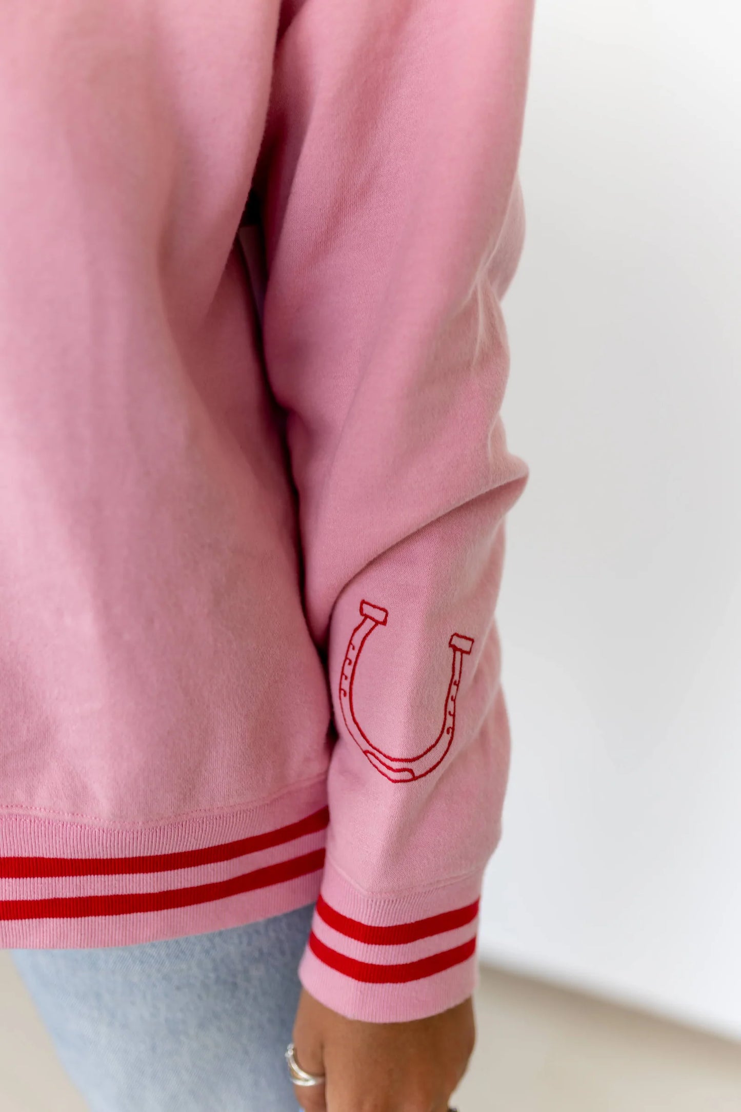 Pink Running Horse Sweatshirt OR Sweatpants (Sold Separately)