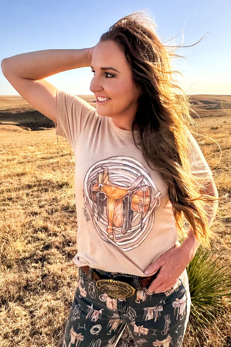 SADDLE ROOM TEE