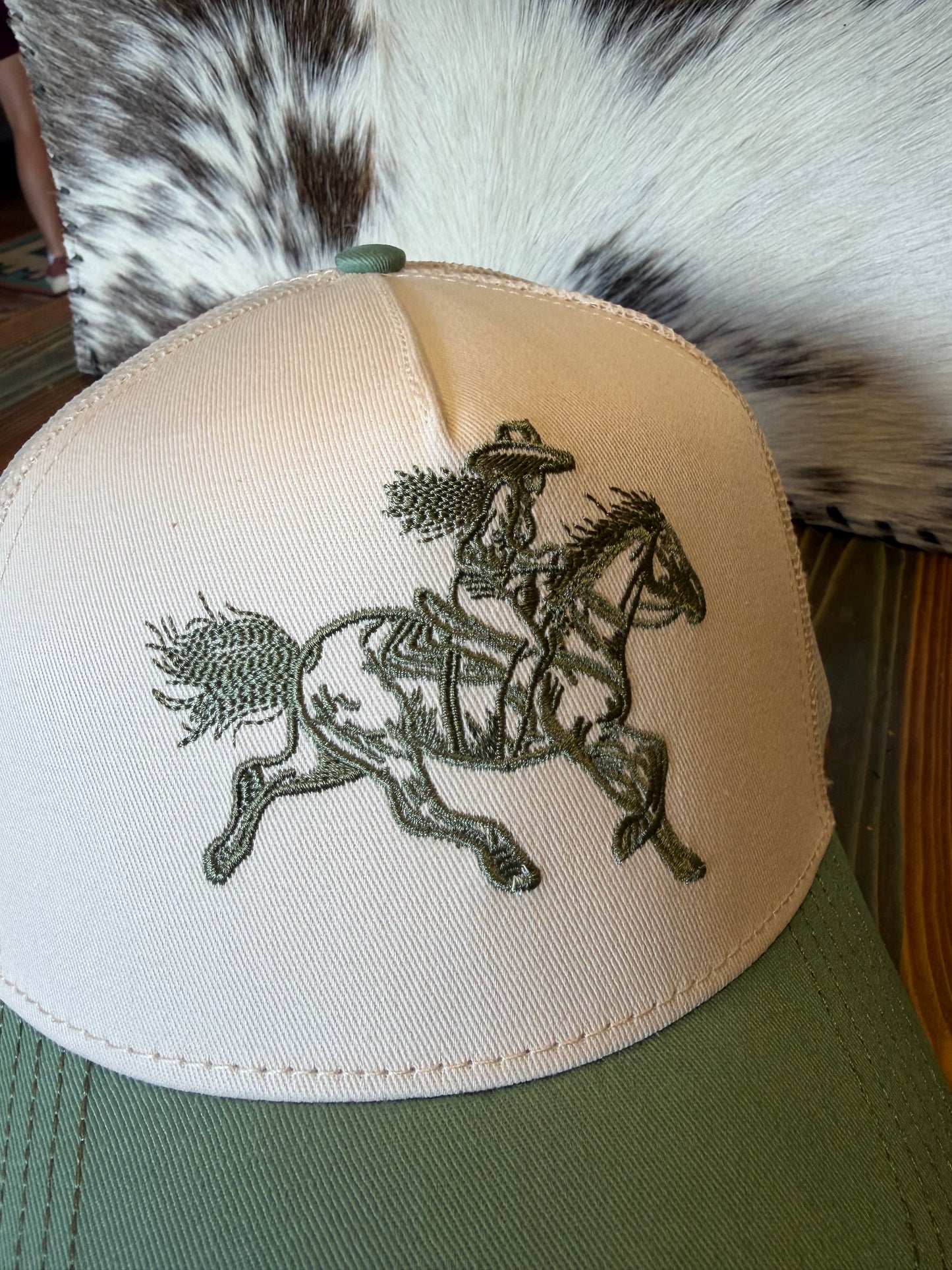 Olive Yeehaw Hat