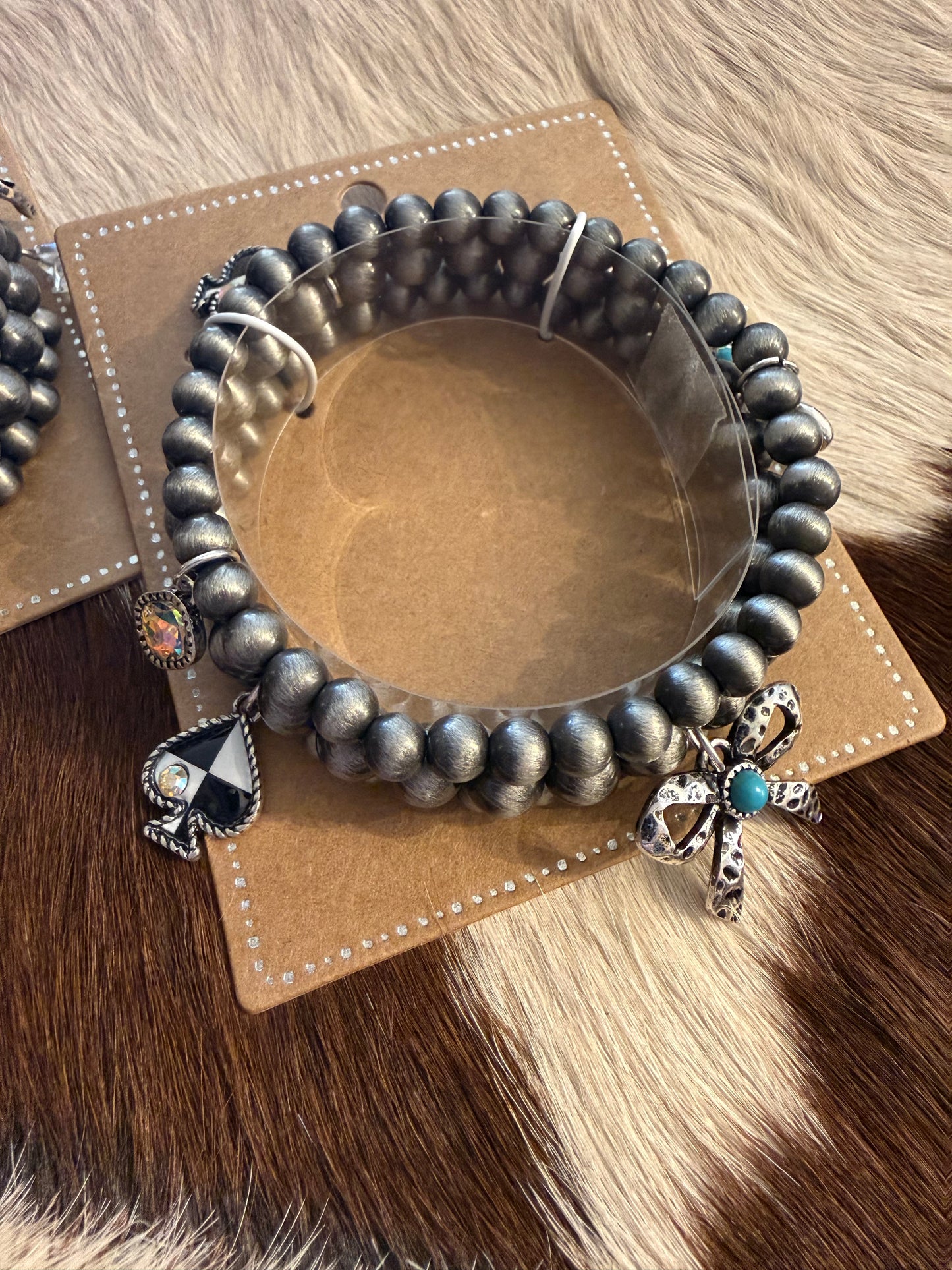 Bows & Spades Stack Bracelet