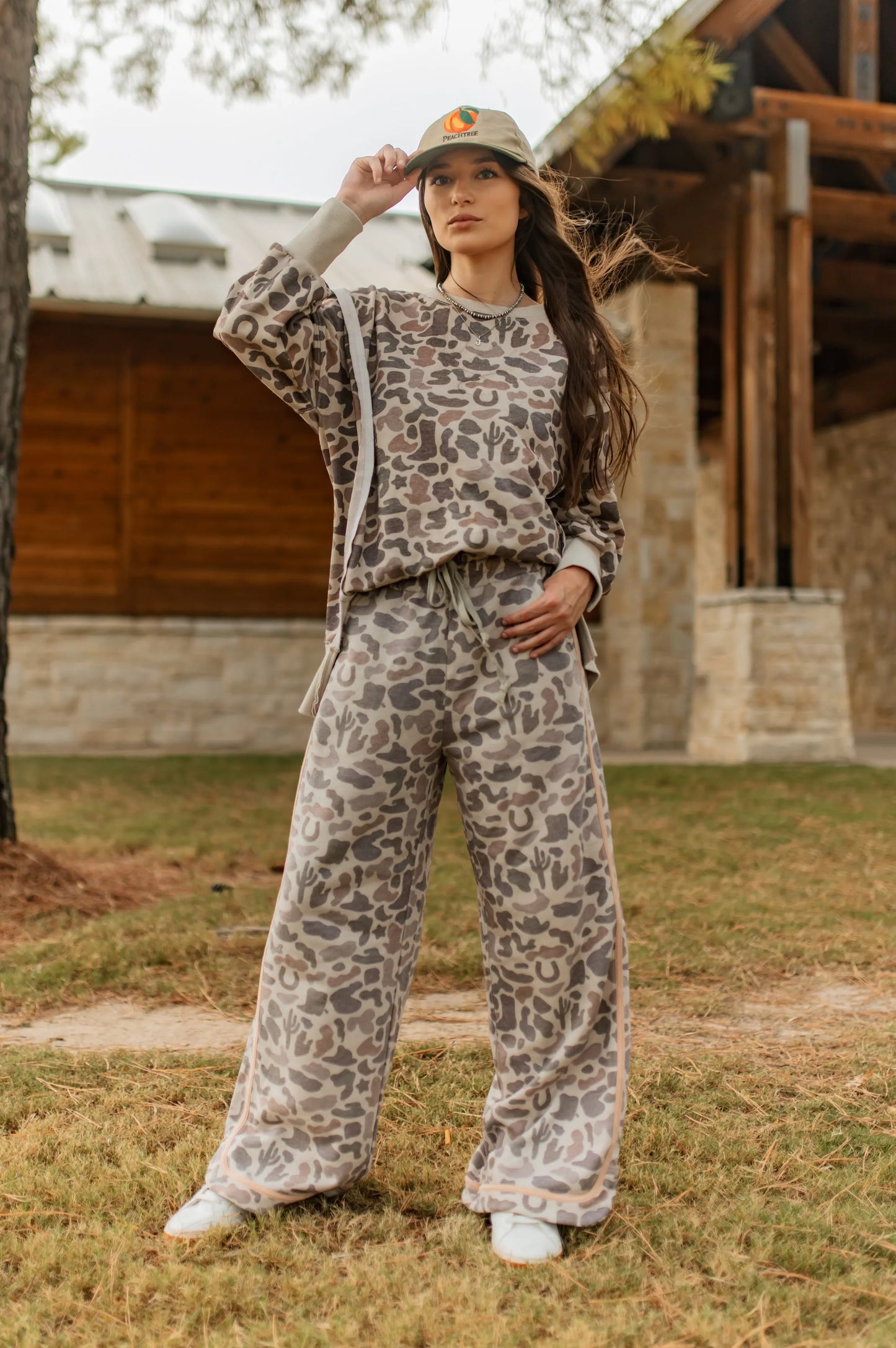 WESTERN CAMO SWEAT SET