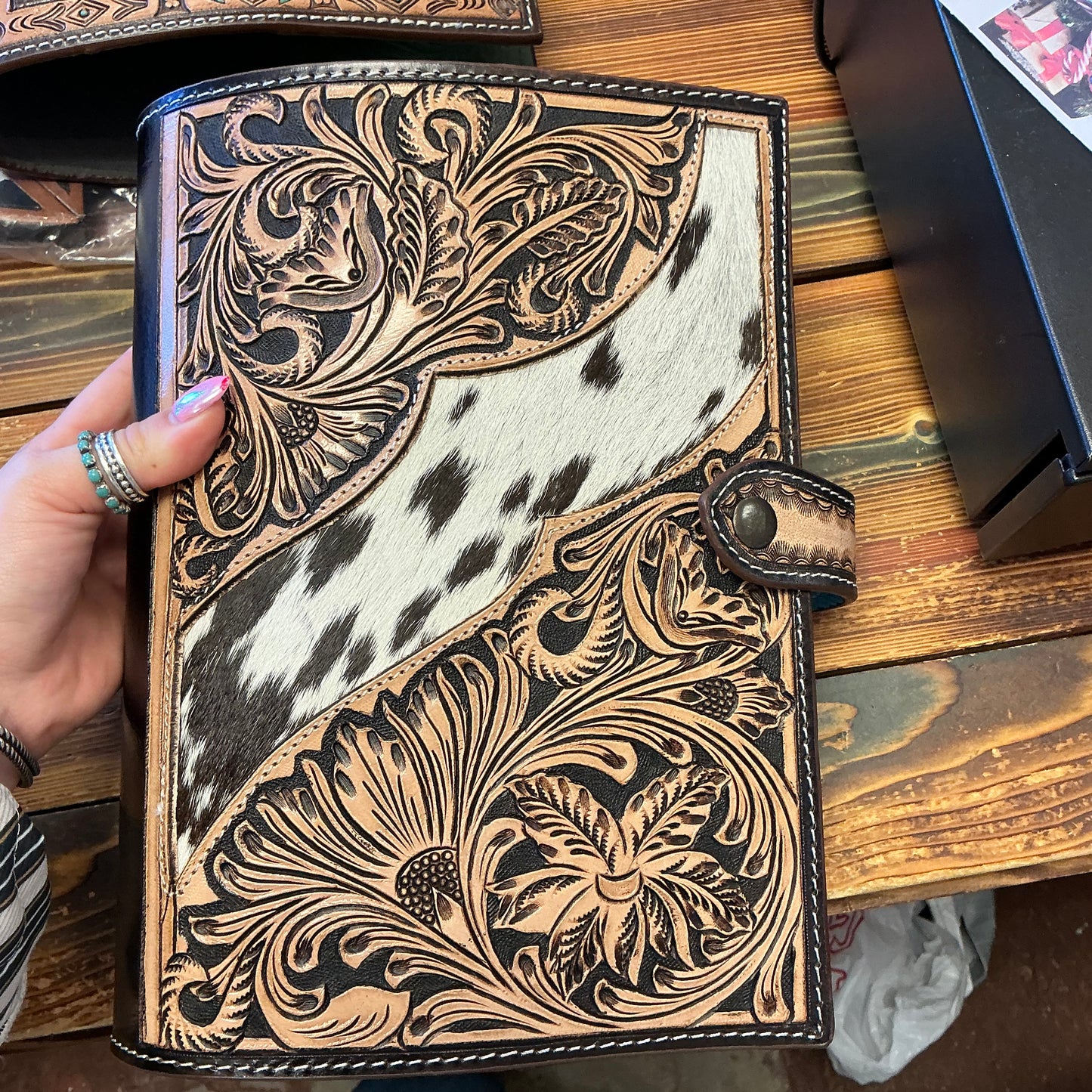 Tooled Leather Notebook Covers