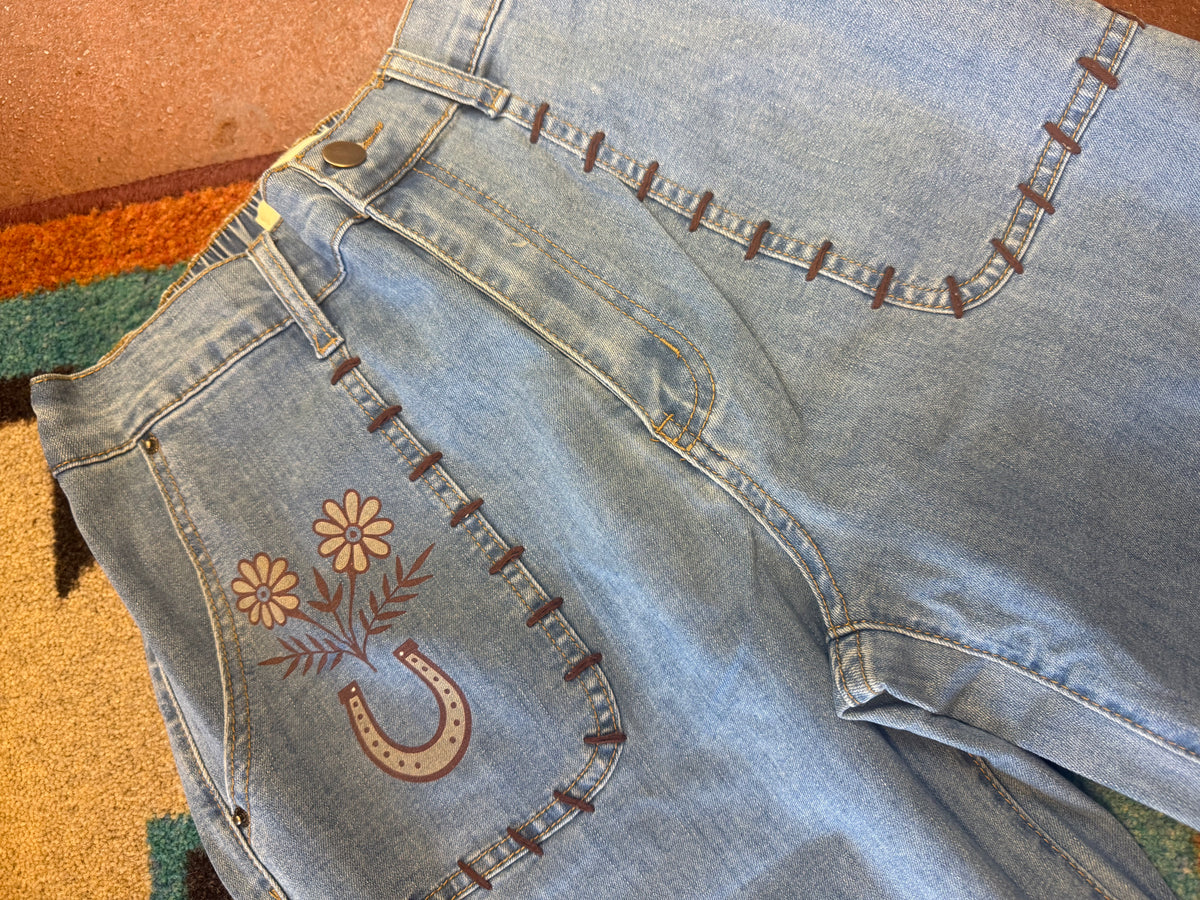 CAMPFIRE WIDE LEGGED DENIM JEAN
