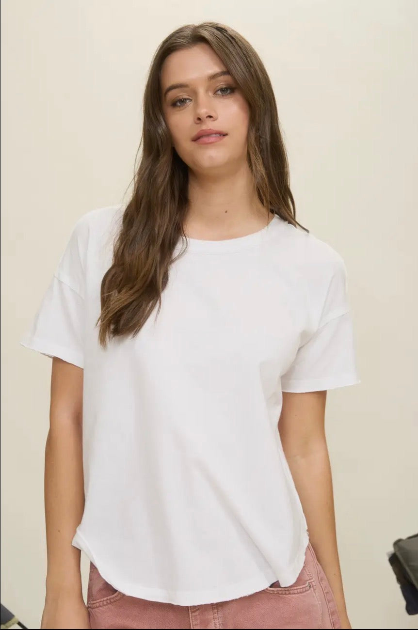 Exposed Seam T Shirt