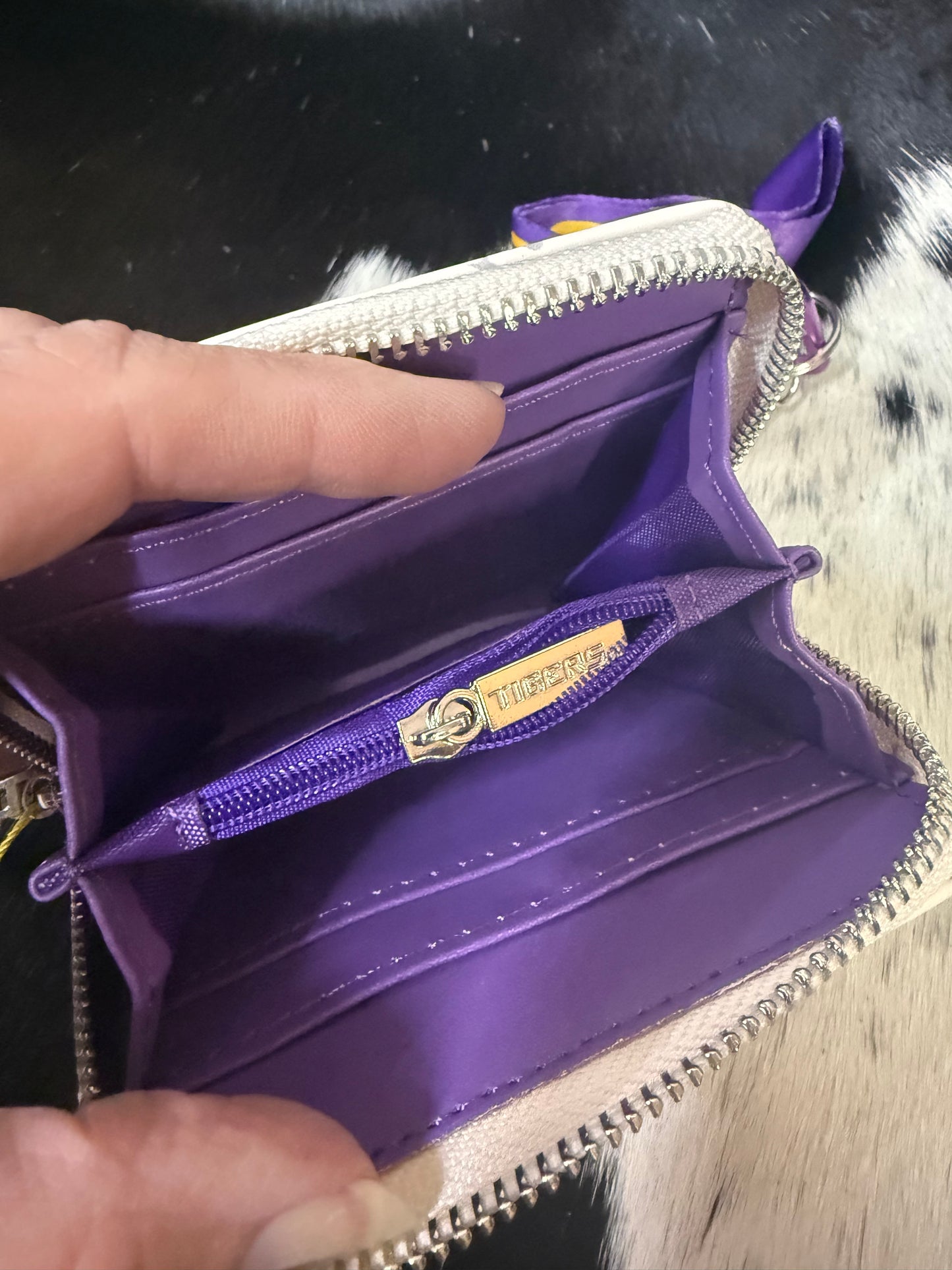 LSU Wallet with Wristlet