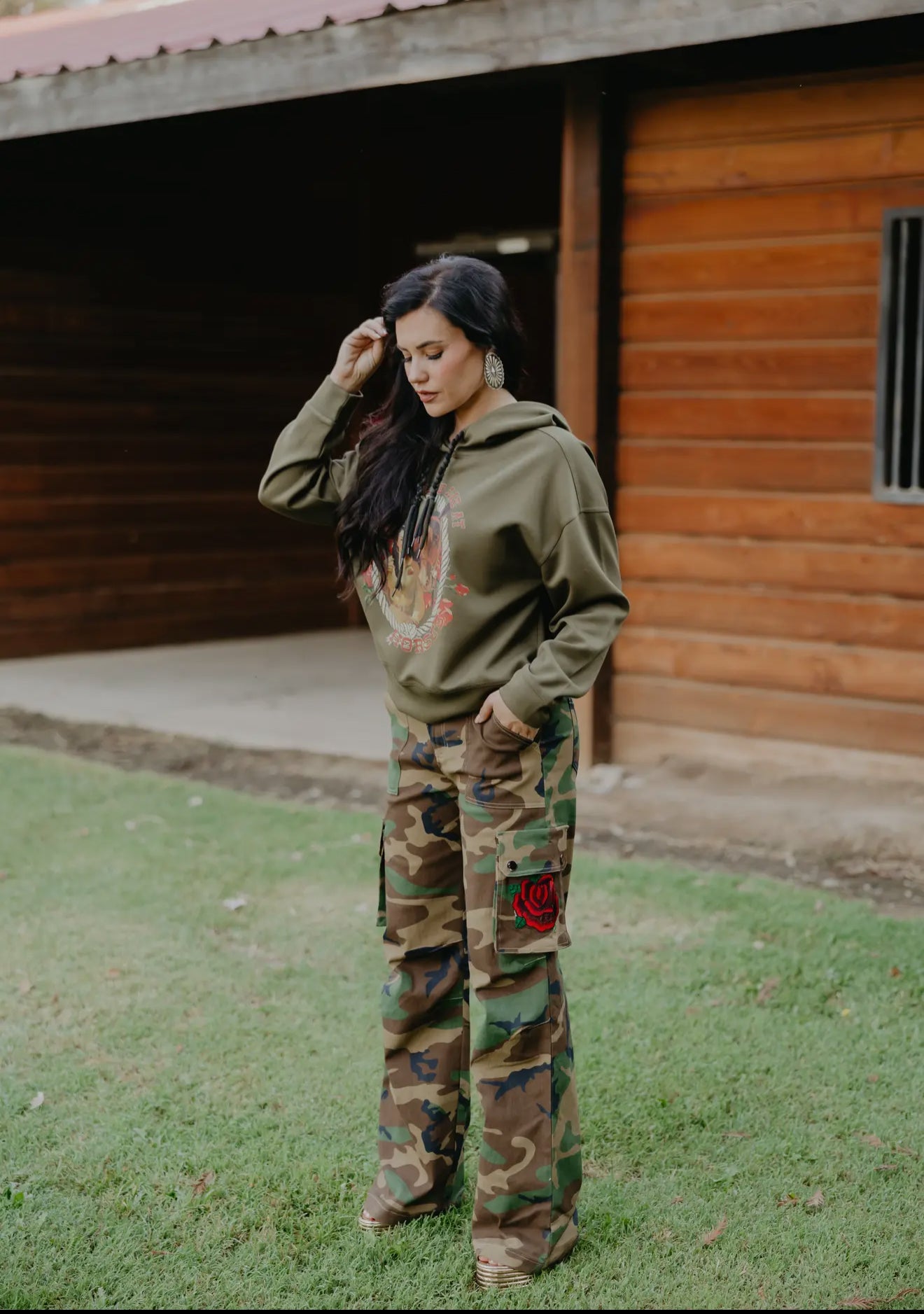 Heavenly Rose Camo Pant by Rodeo Quincy