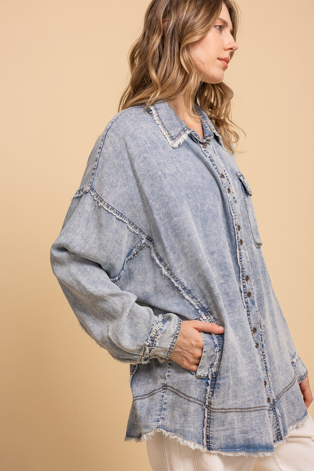 Denim Button Down