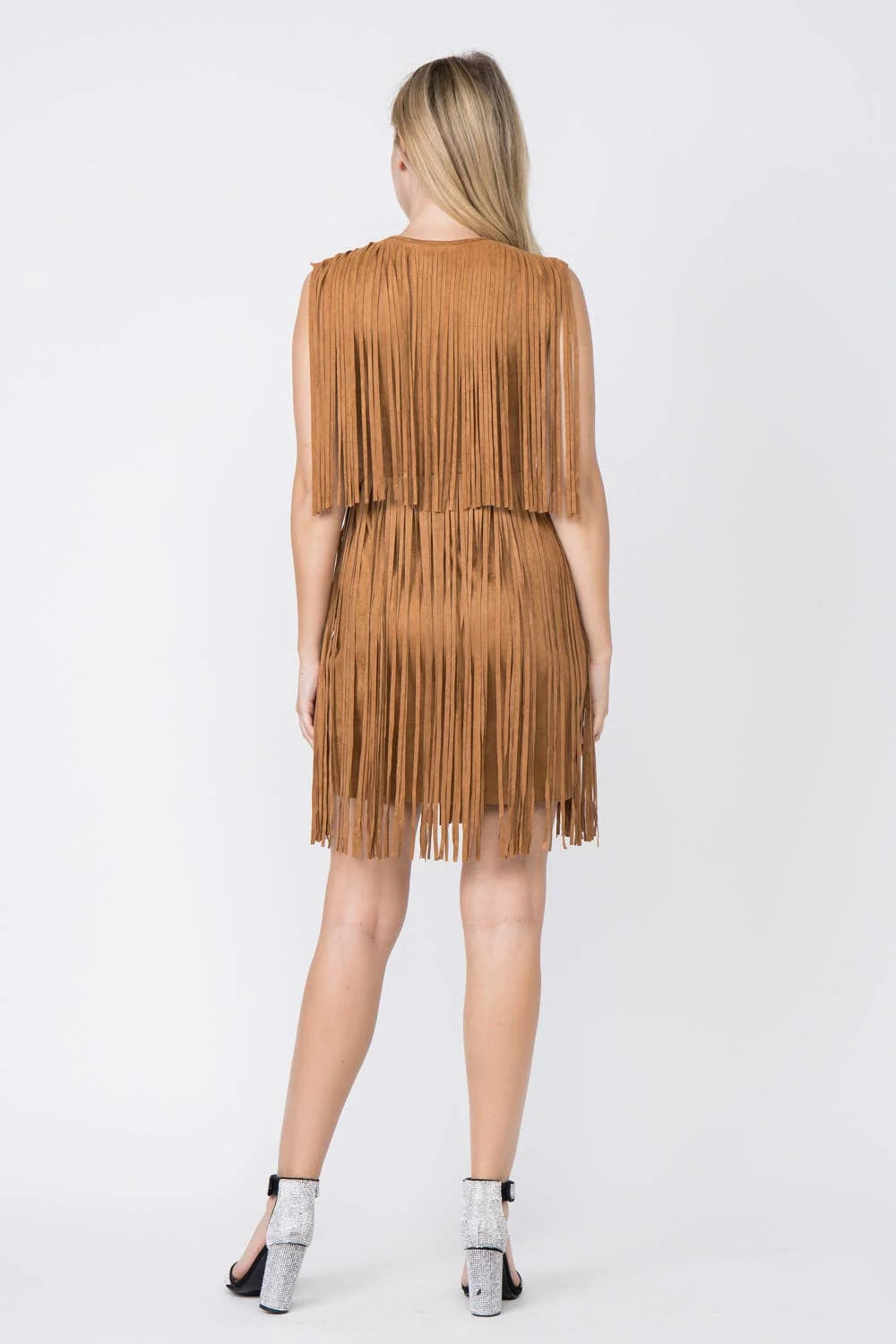Suede Fringe Dress