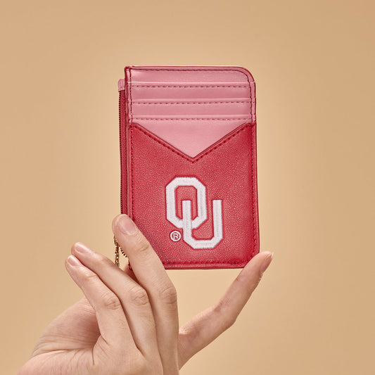 University of Oklahoma Sooners Zip Card Case