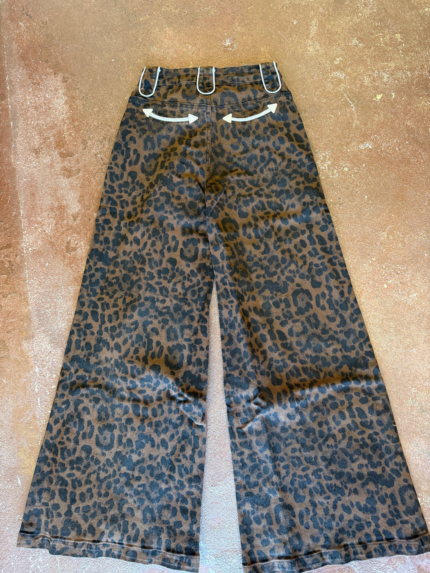 Howdy Hanny Wide Legged Leopard Pants