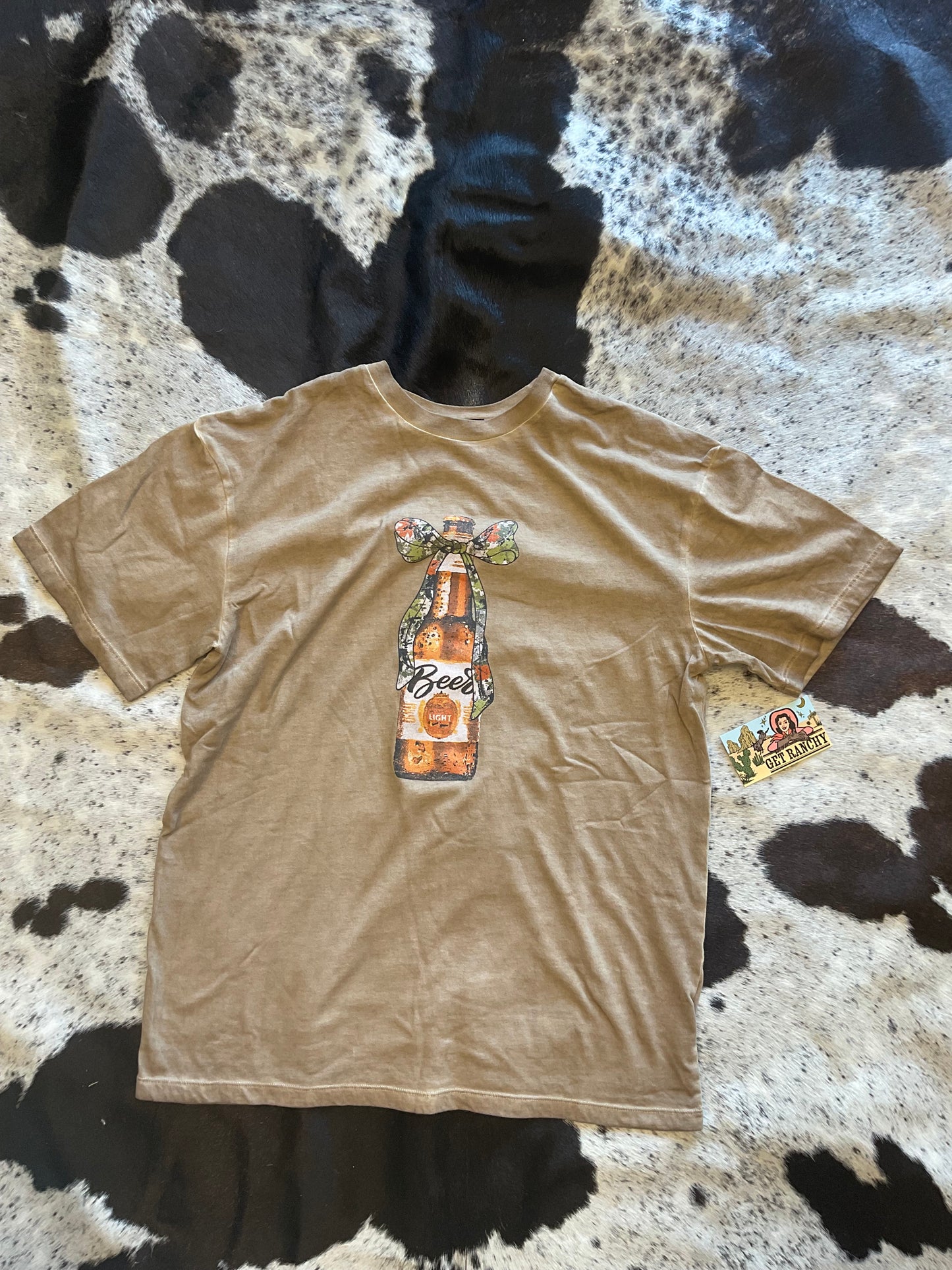 Taupe Beer Tee