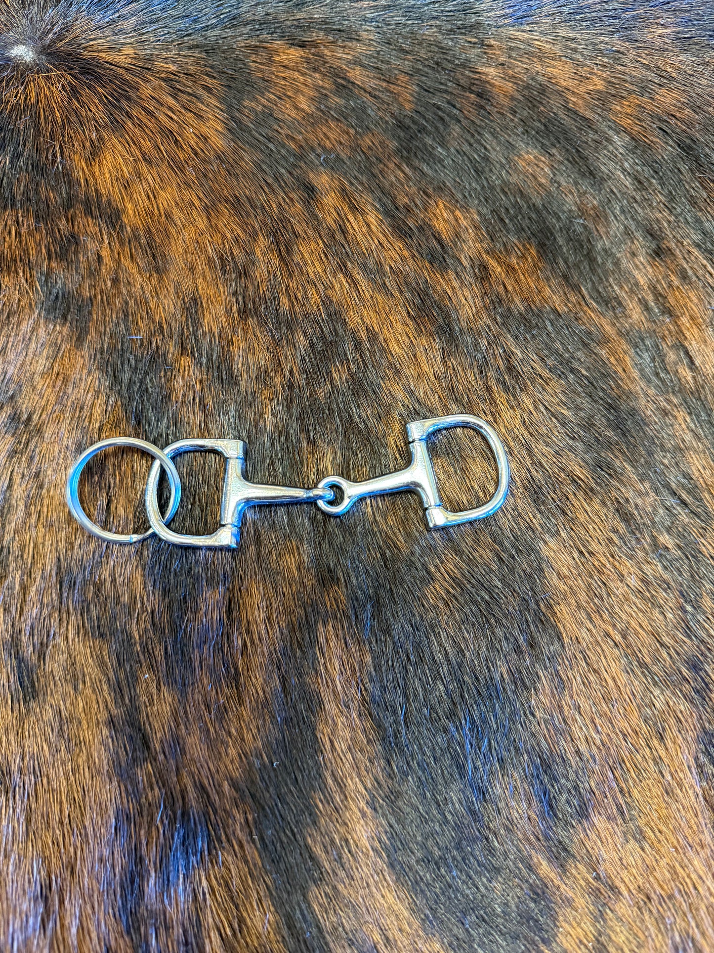 D Ring Snaffle Bit Keychain
