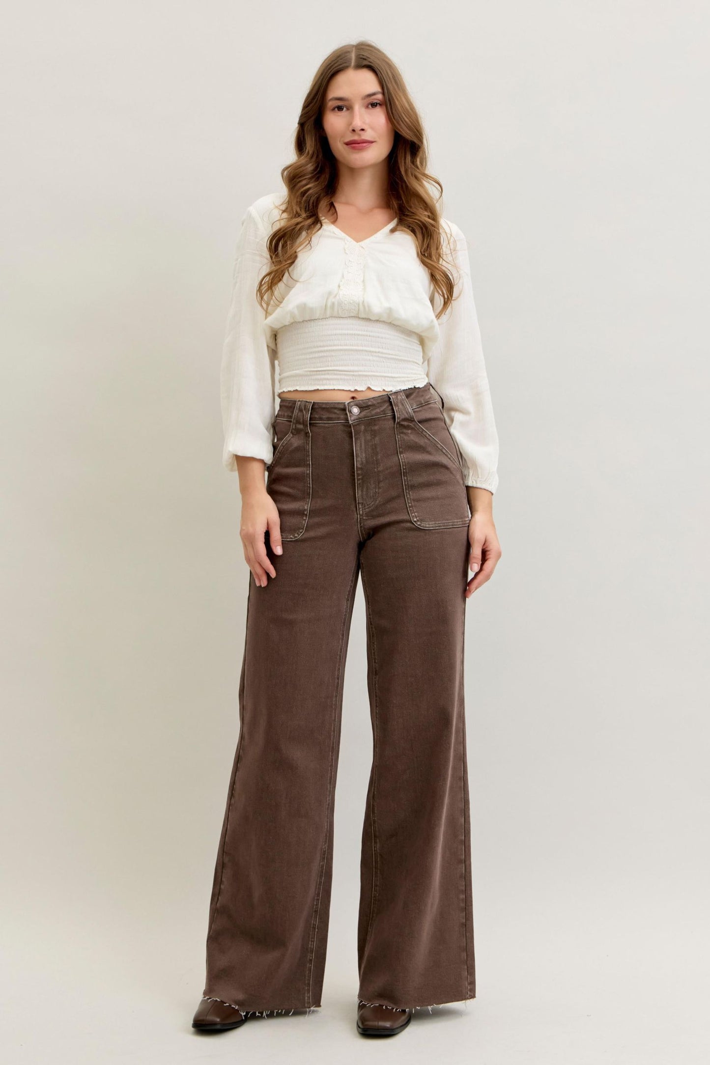 Judy Blue HW Retro Yarn Dyed Pocket Jeans