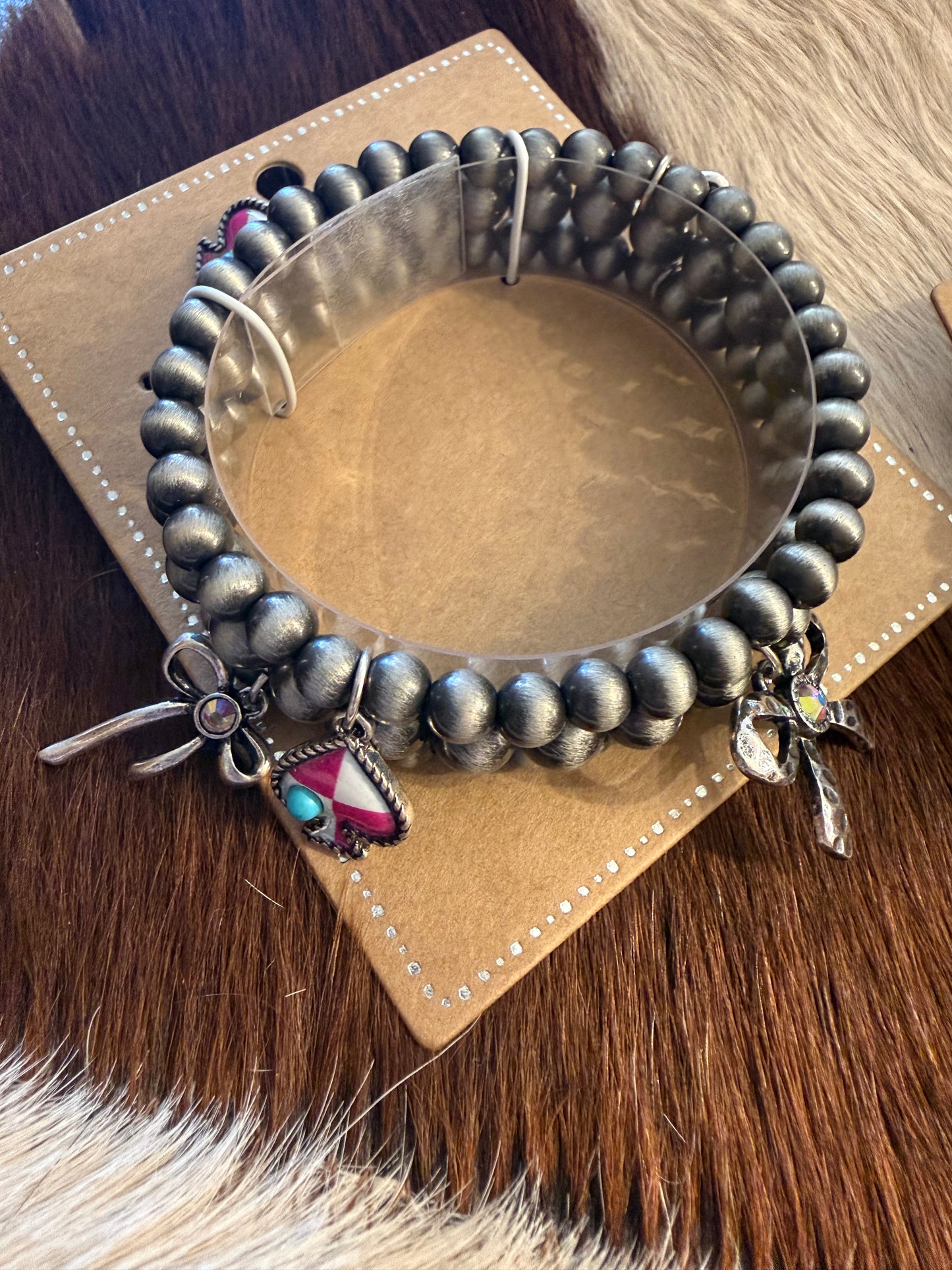 Bows & Spades Stack Bracelet
