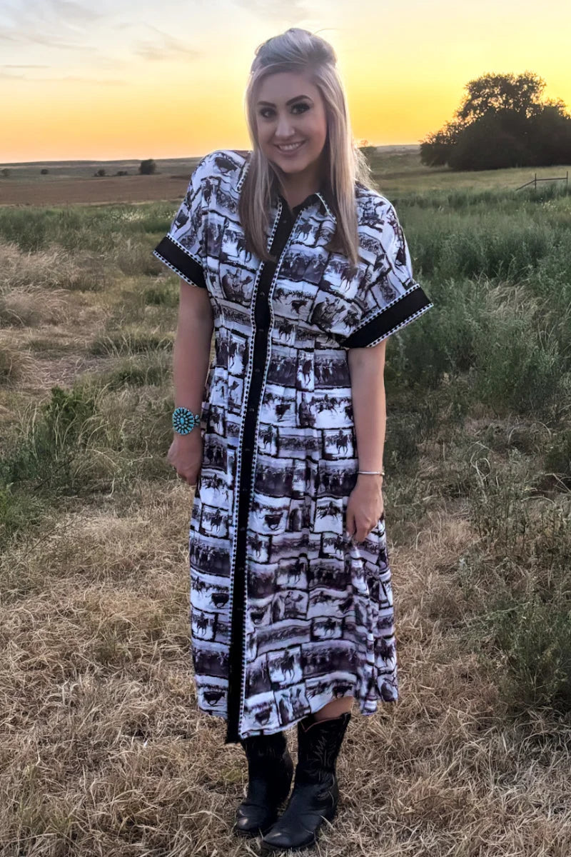 RANCH SKETCH DRESS