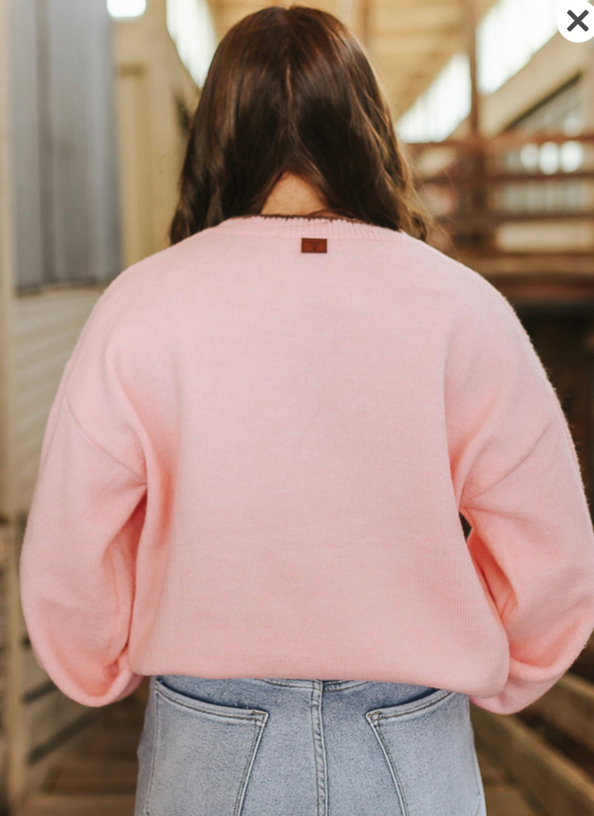 Pretty in Pink & Ranchy Sweater