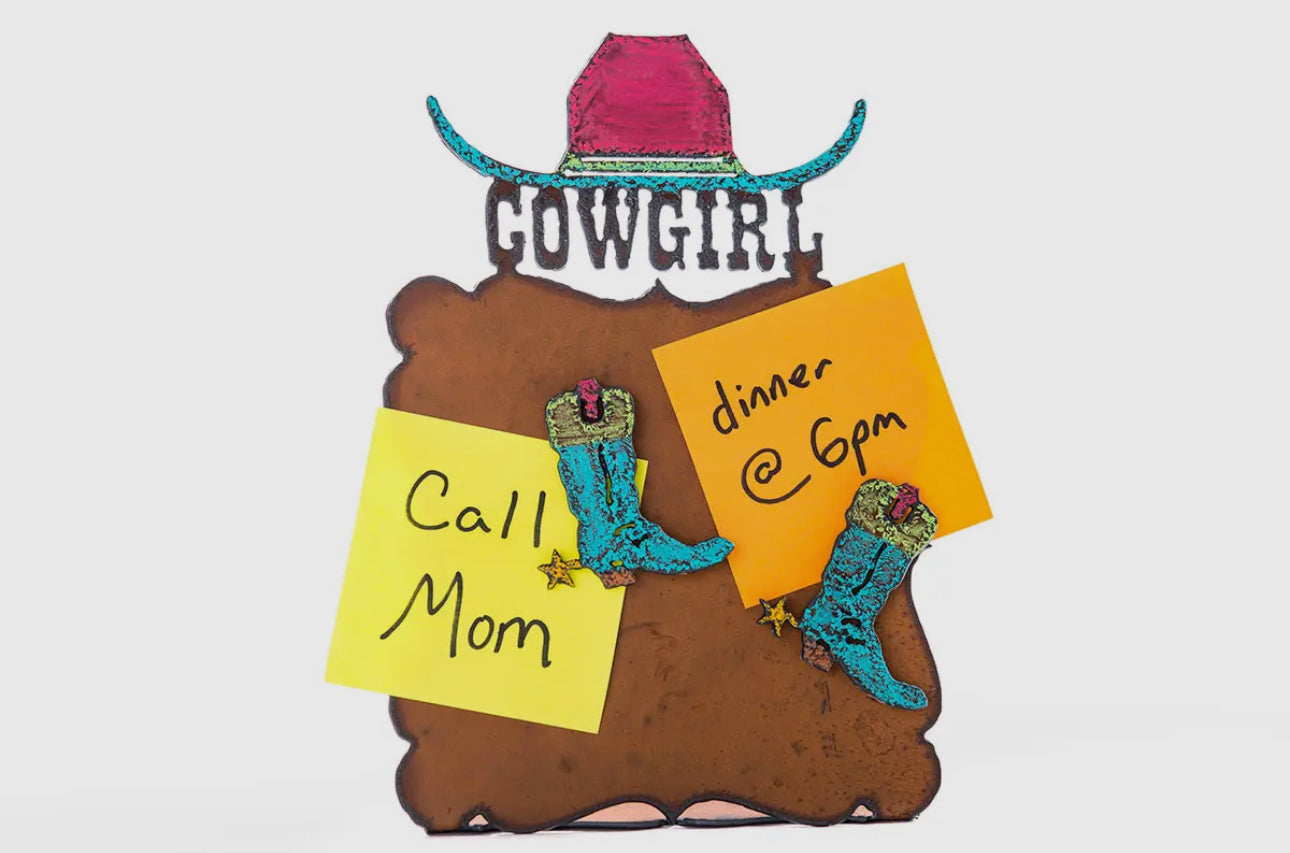 Cowgirl Memo Board