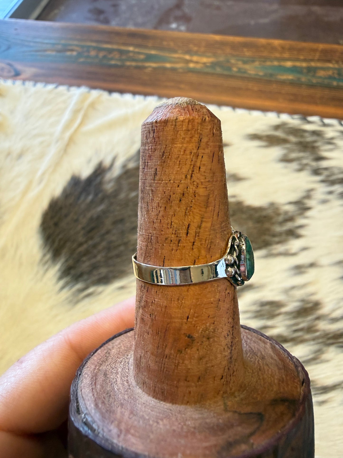 3 Stone Cluster Ring