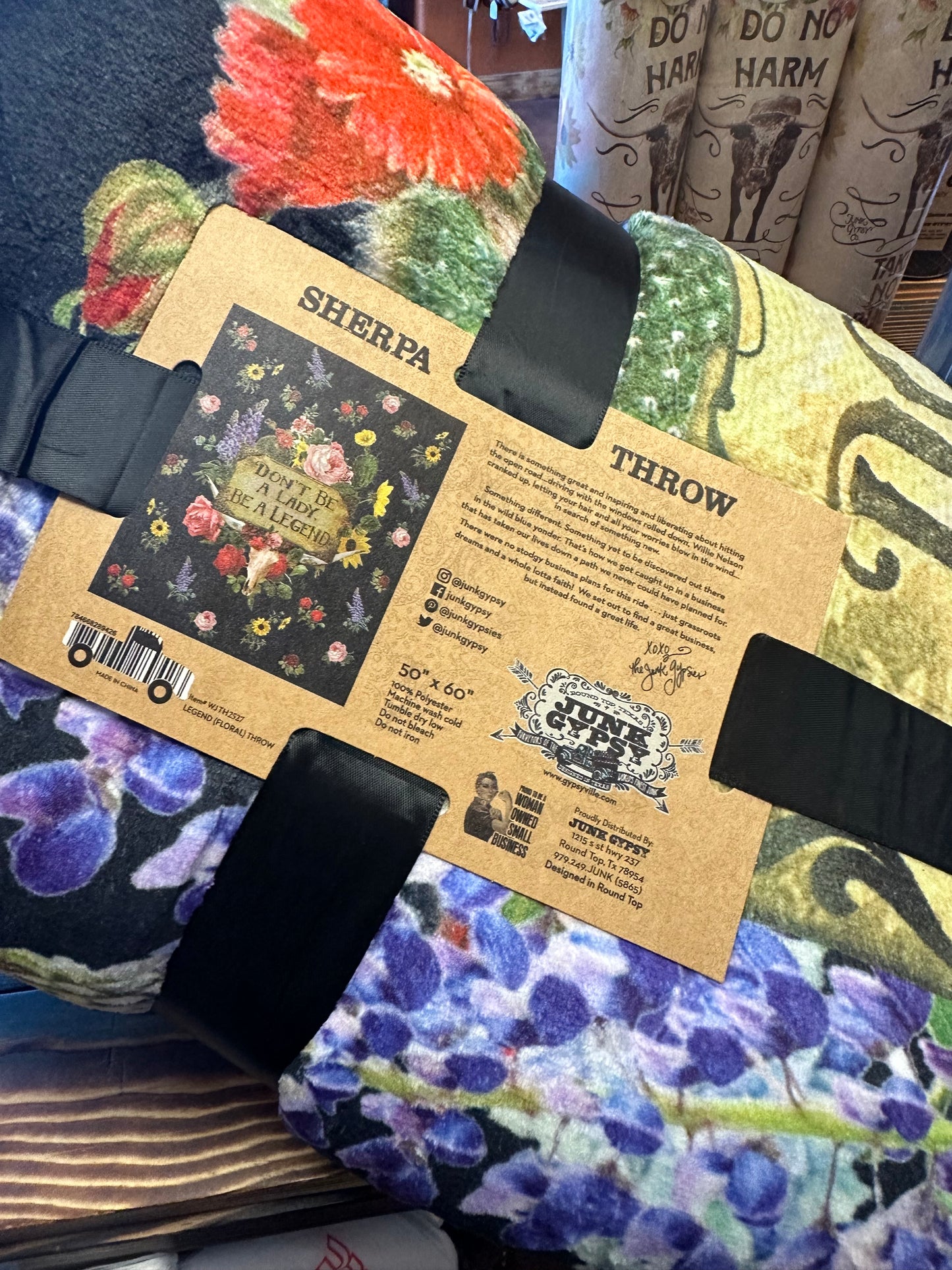 Junk Gypsy Sherpa Throw