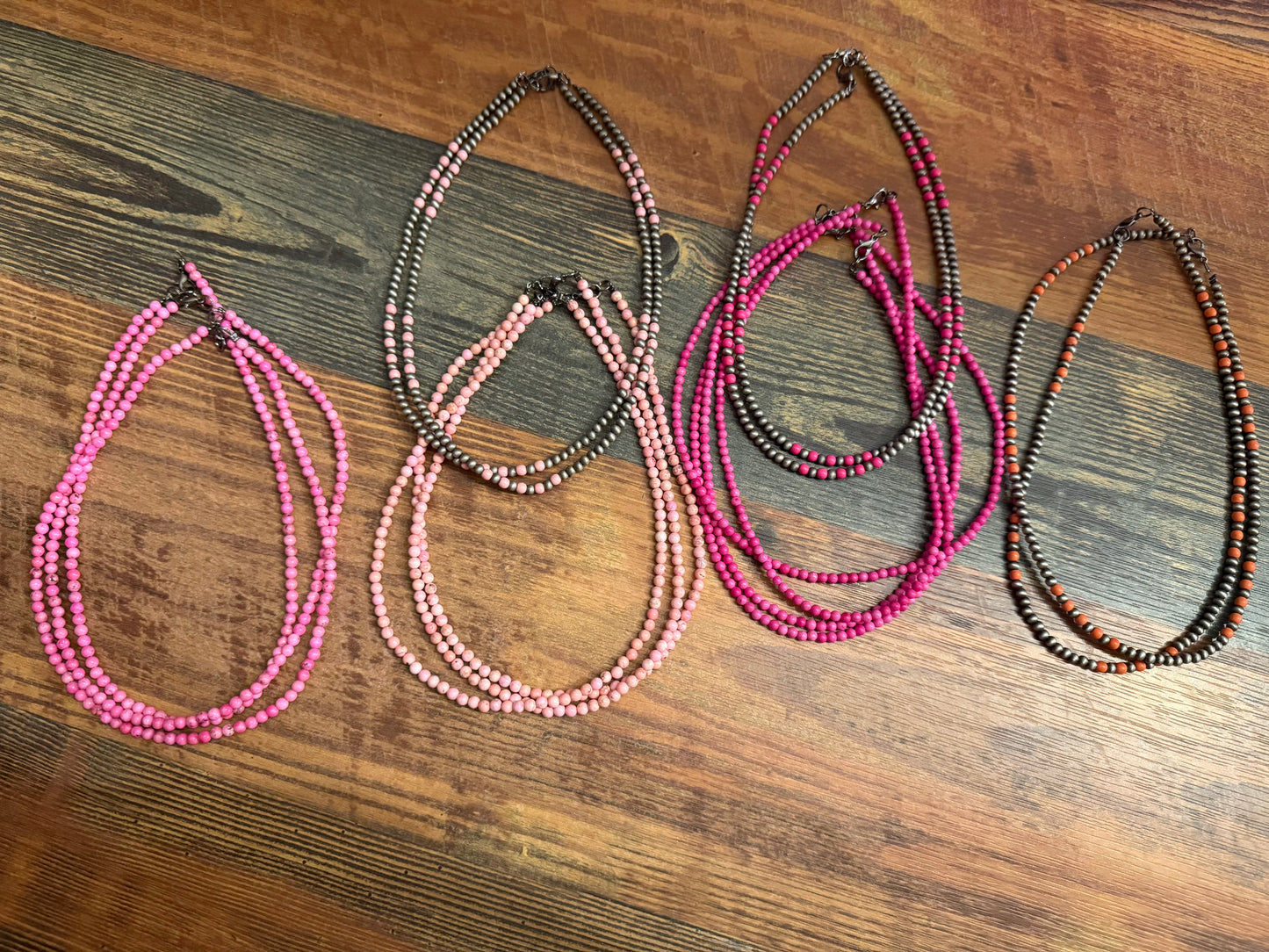 Beaded Stack Necklaces