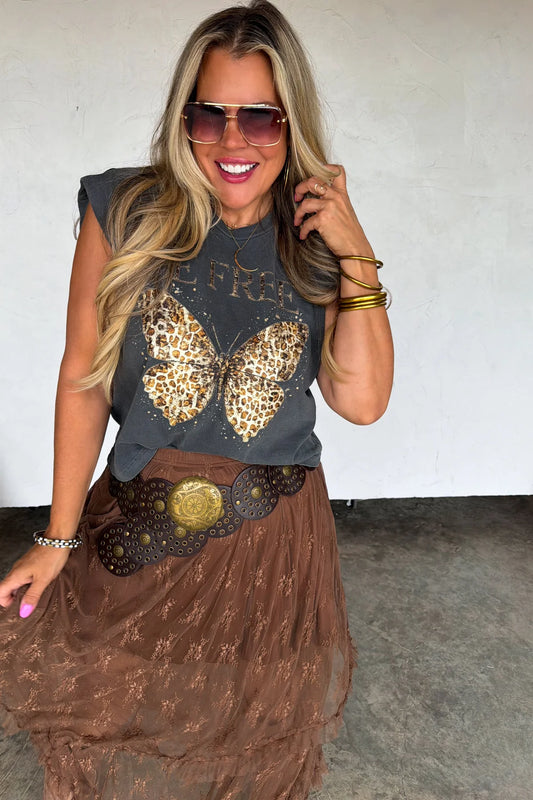 BE FREE BUTTERFLY TEE