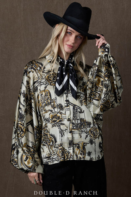 Petro Plaid Blouse by Double D