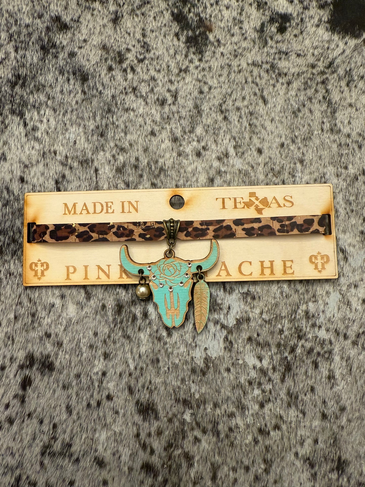 Steer Head Choker OR Earrings