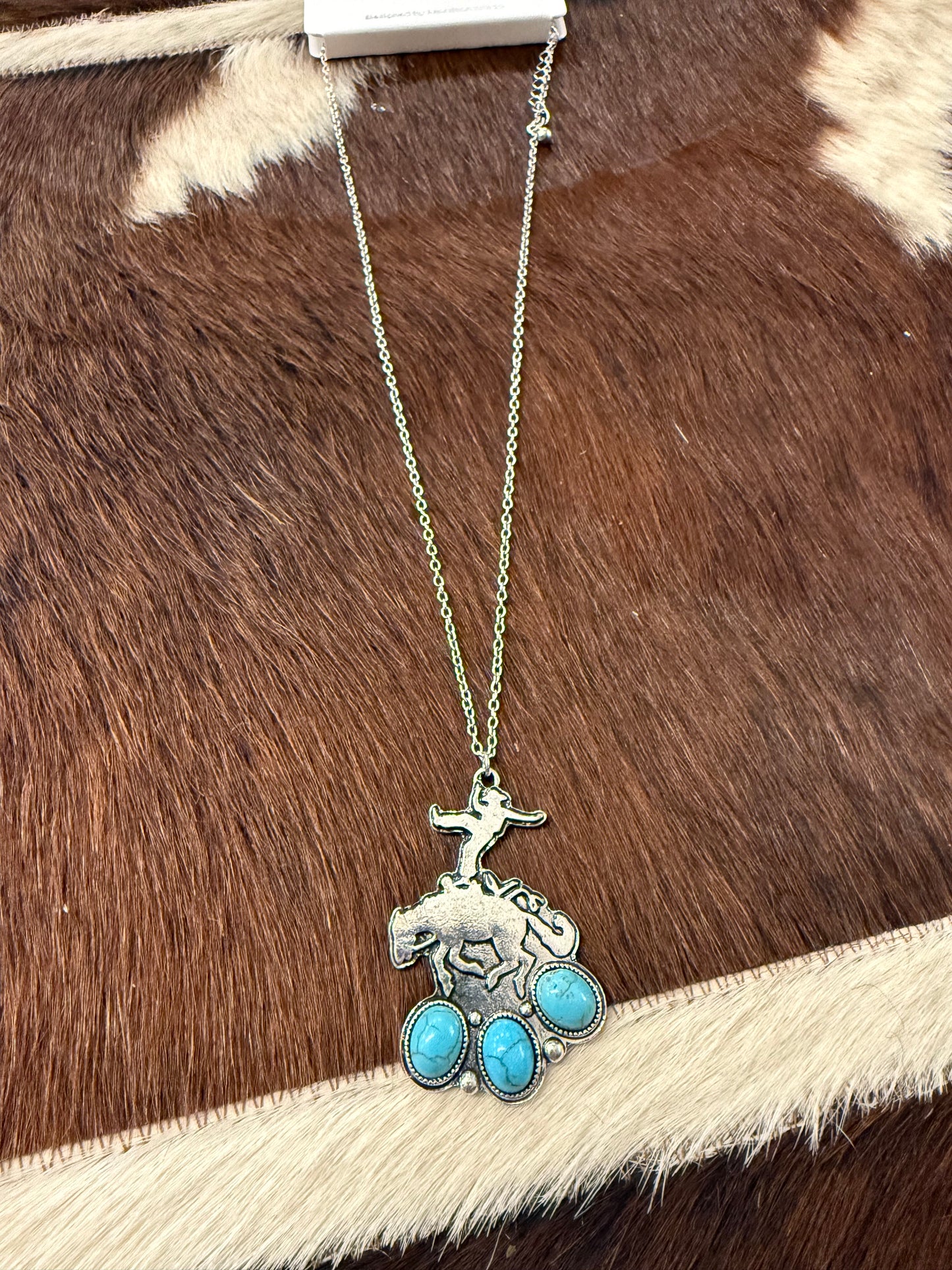 Kick It Cowboy Necklace