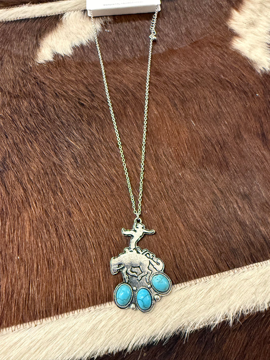 Kick It Cowboy Necklace