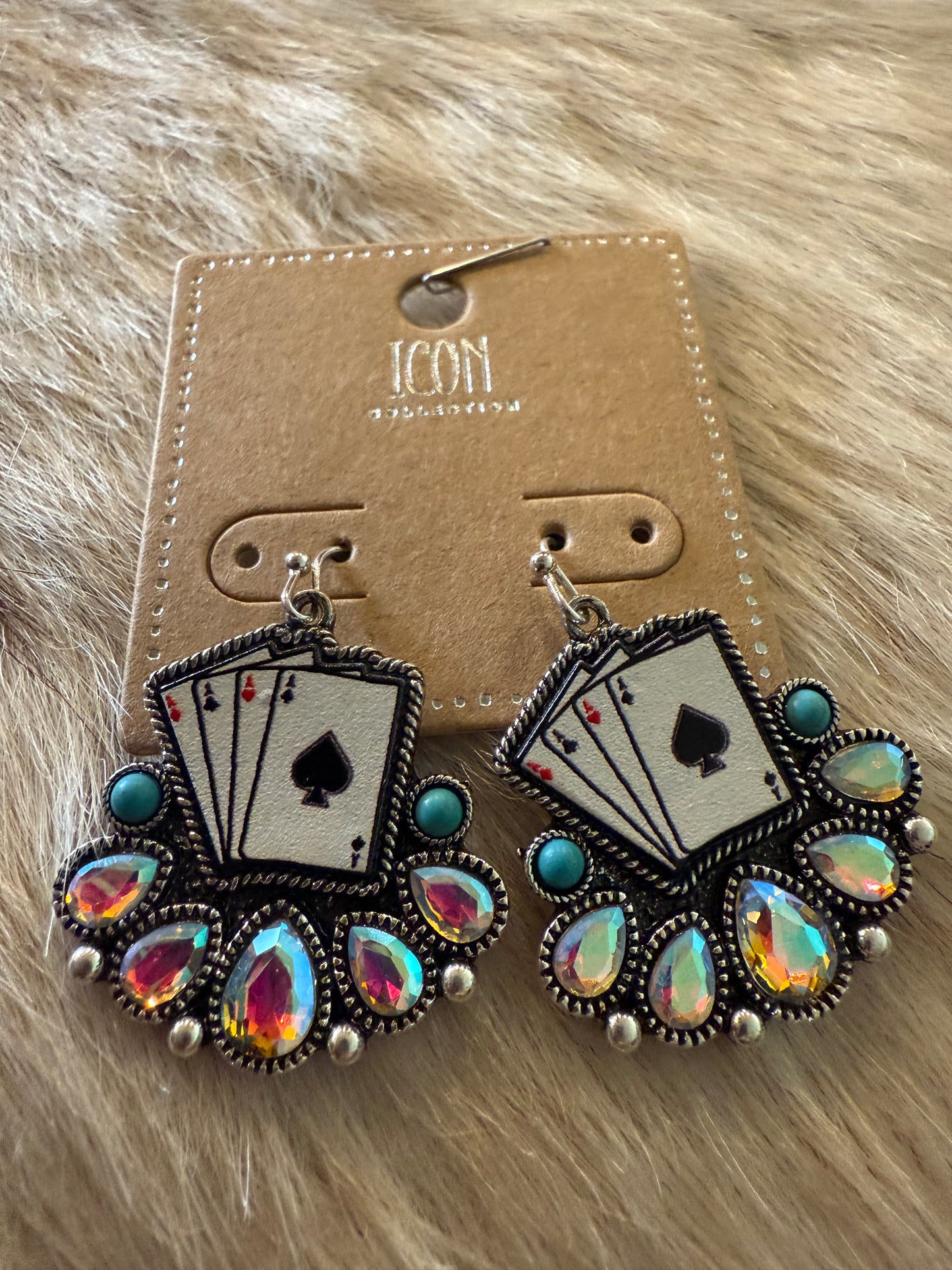 Poker Face Earrings