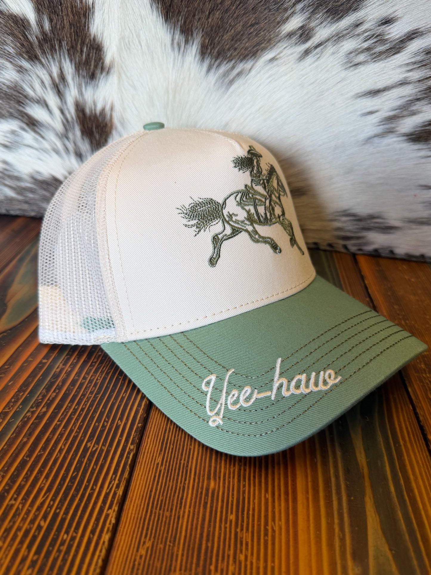 Olive Yeehaw Hat