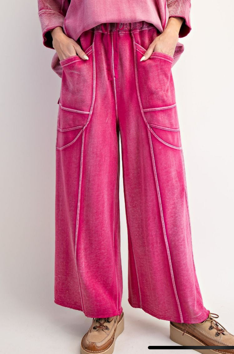 MONKEY WASHED TERRY PANTS OR MONKEY WASHED TERRY KNIT TOP