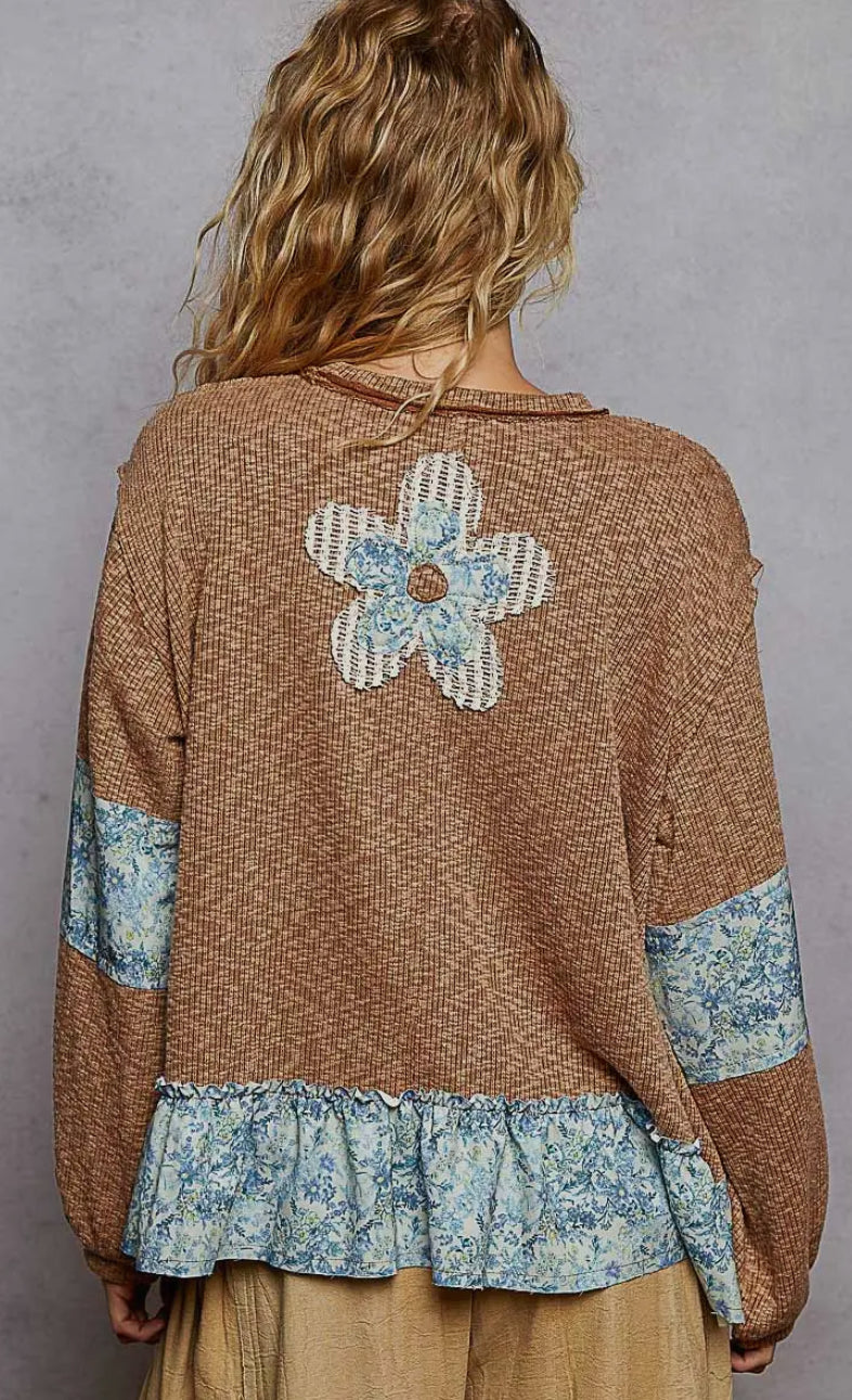 Rustic Brick Pullover