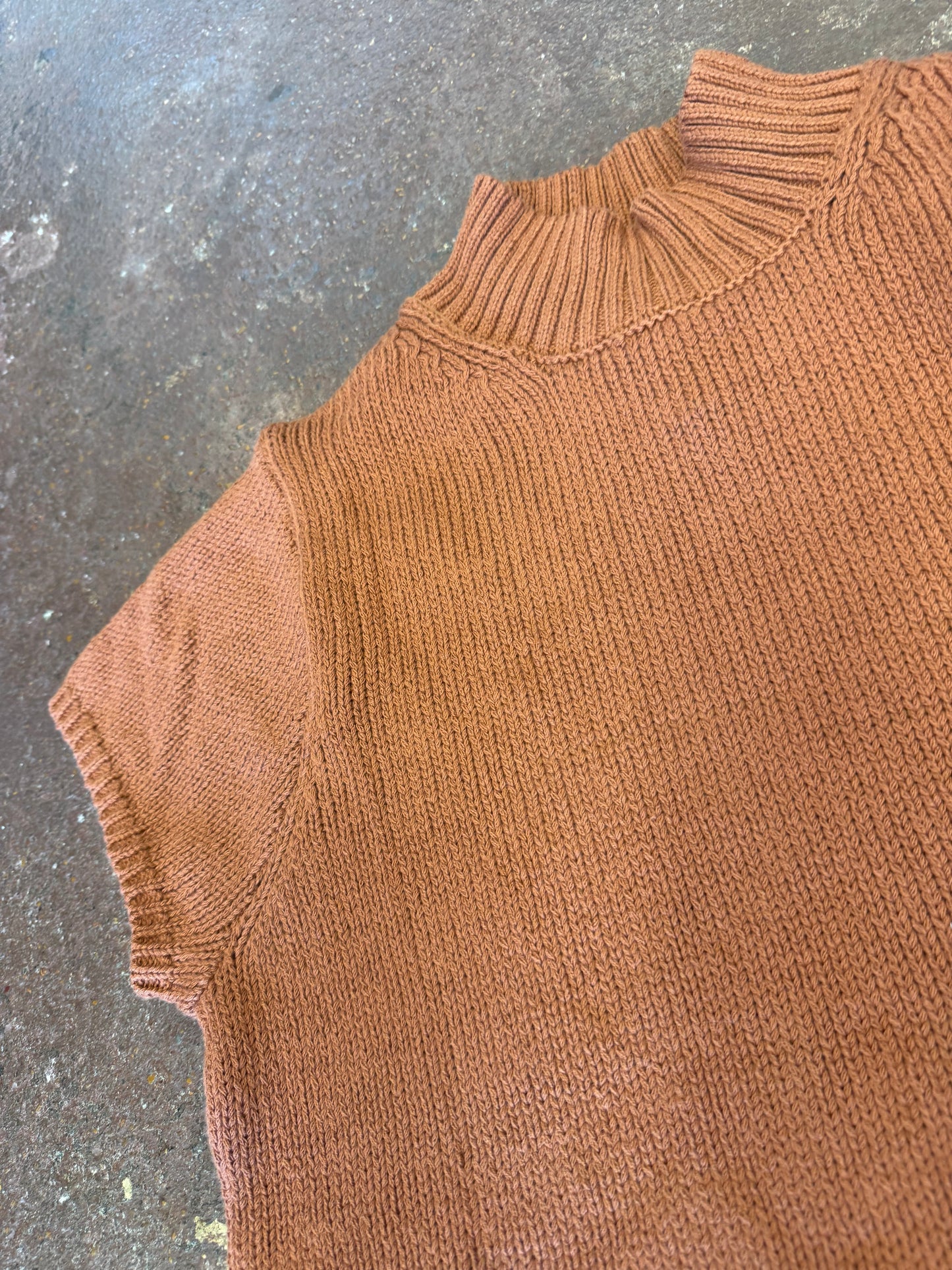 MOCK NECK COWGIRL KNIT TOP