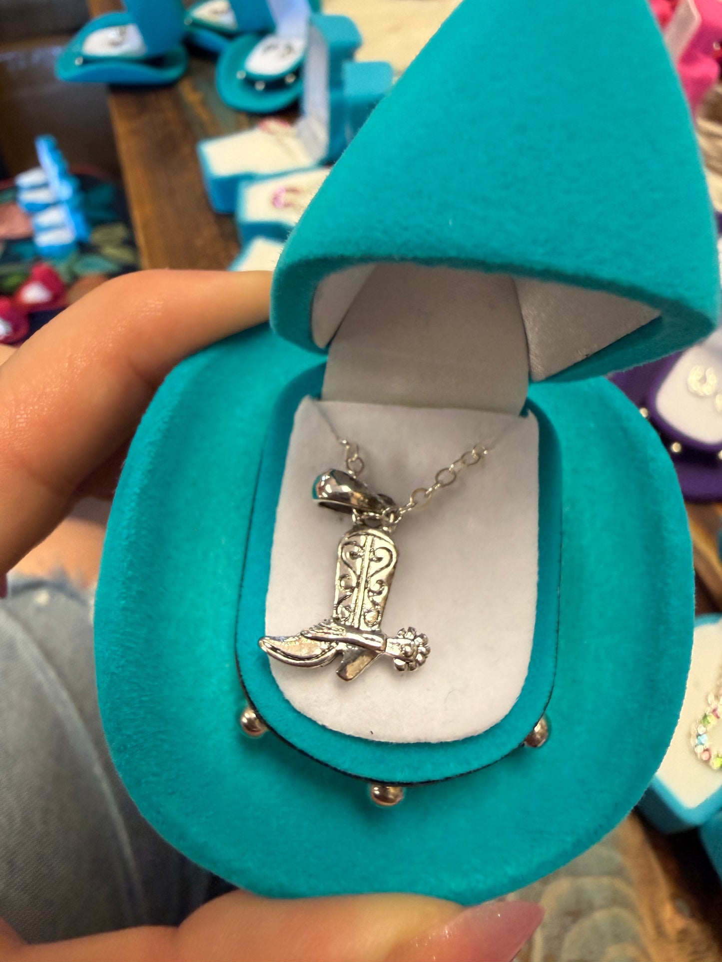 AWST Boots n Spurs Necklace/Earrings